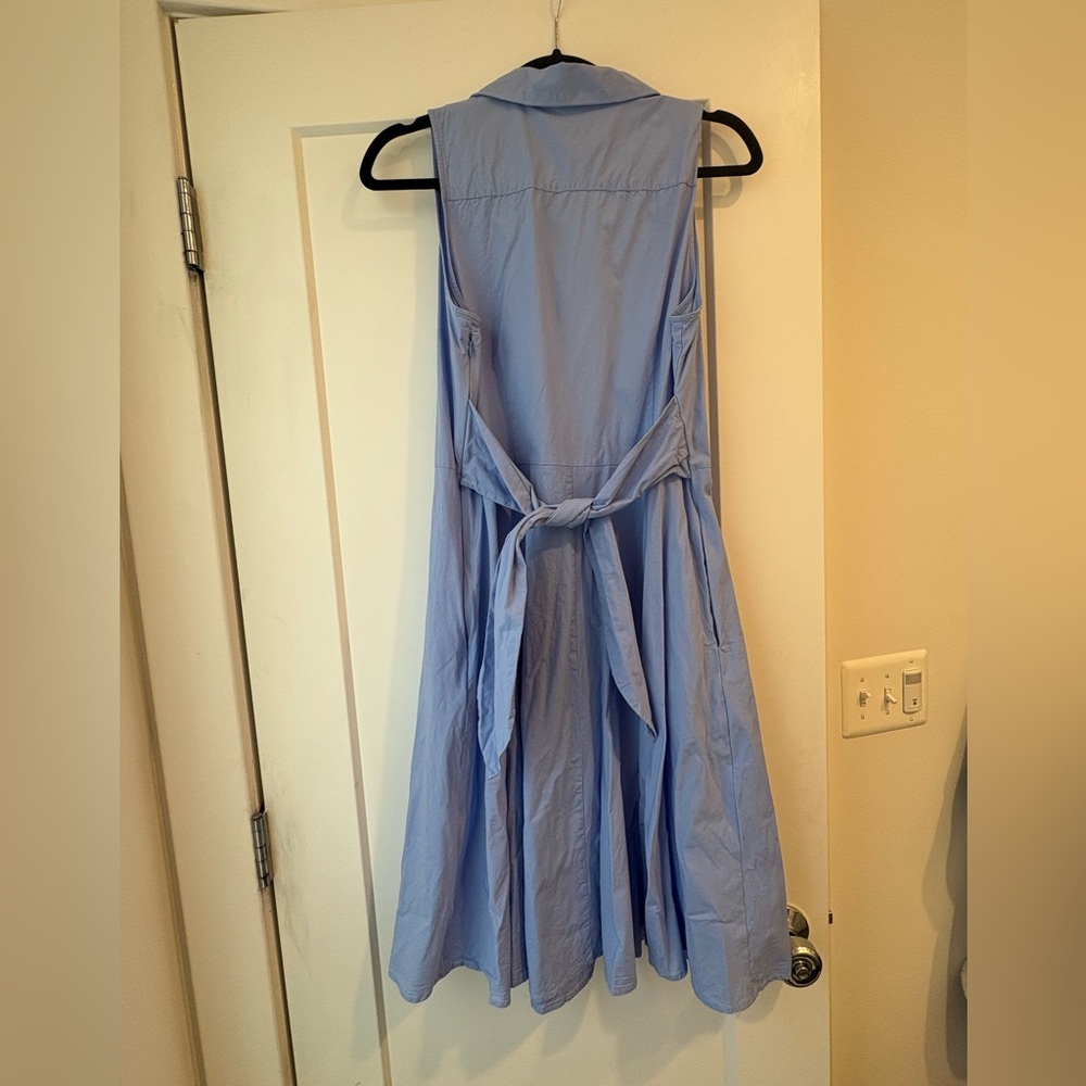 Ann Taylor Blue Midi Dress - Picture 3 of 3